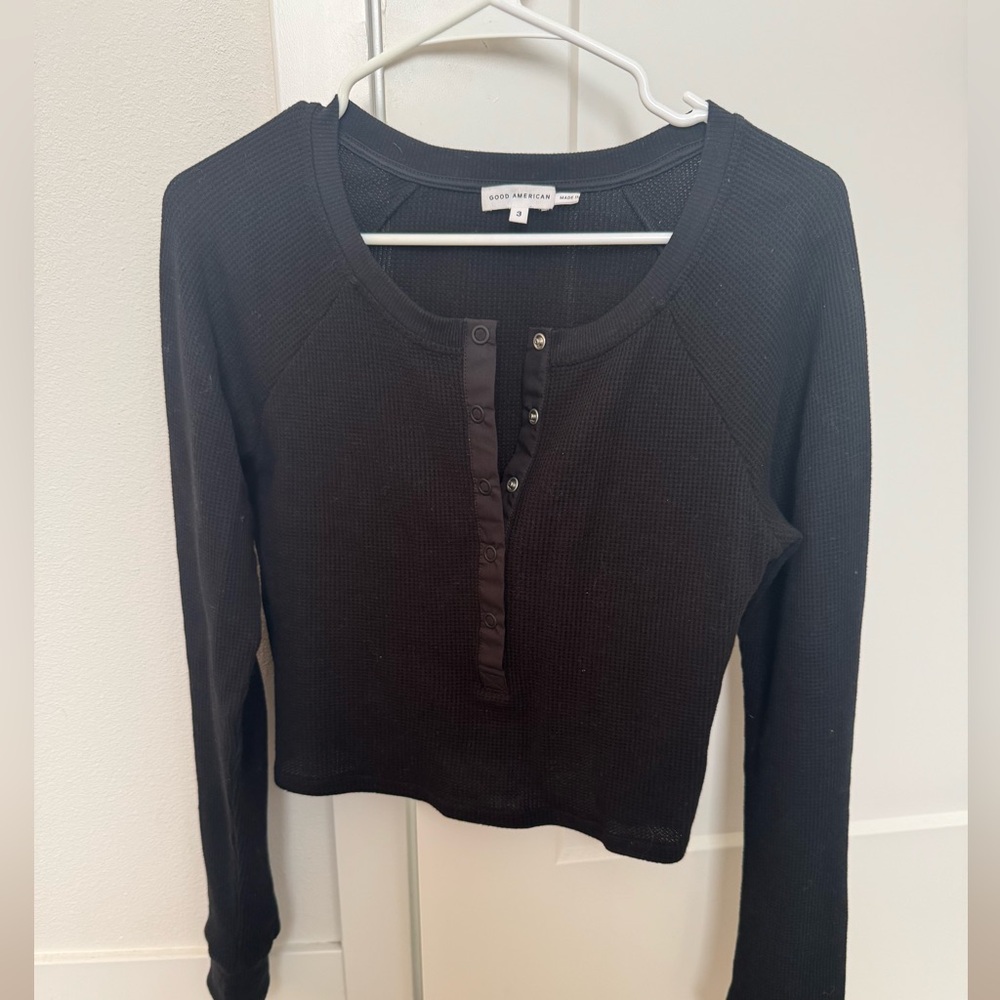 GA Thermal Raglan Cropped Tee - Picture 3 of 3